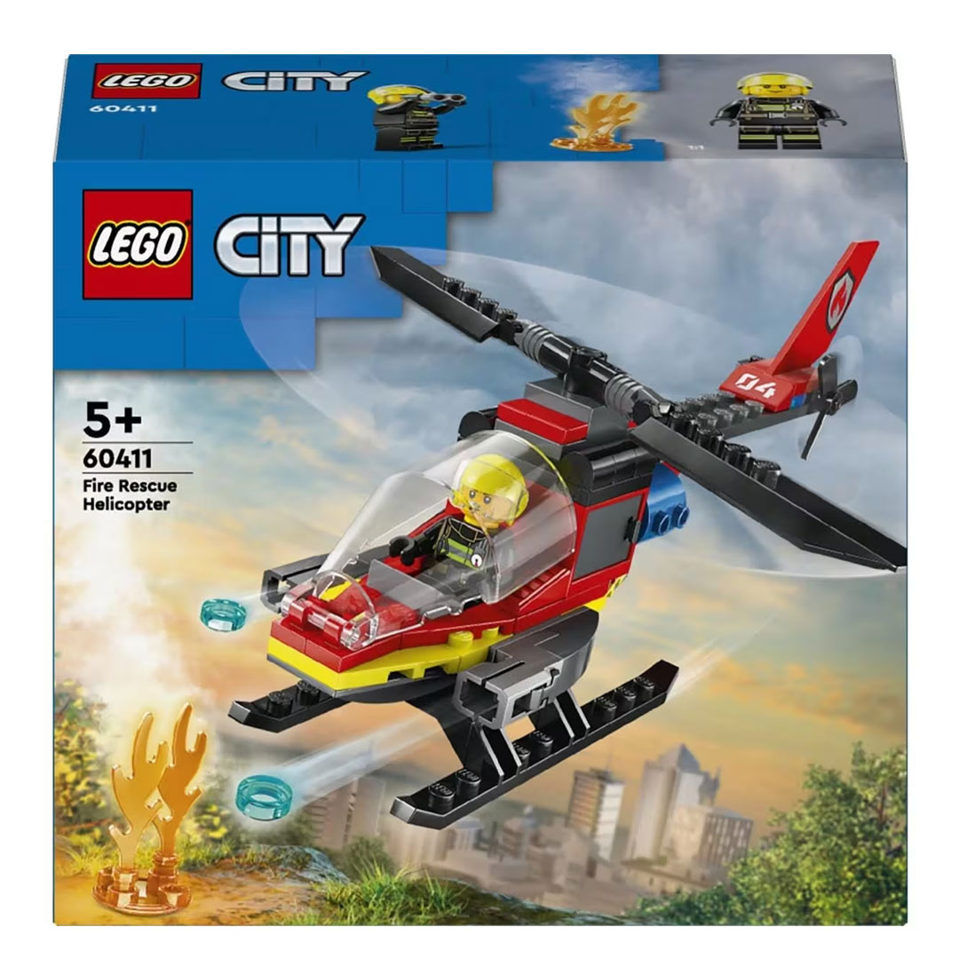 LEGO City Fire Rescue Helicopter 60411 - Image 2