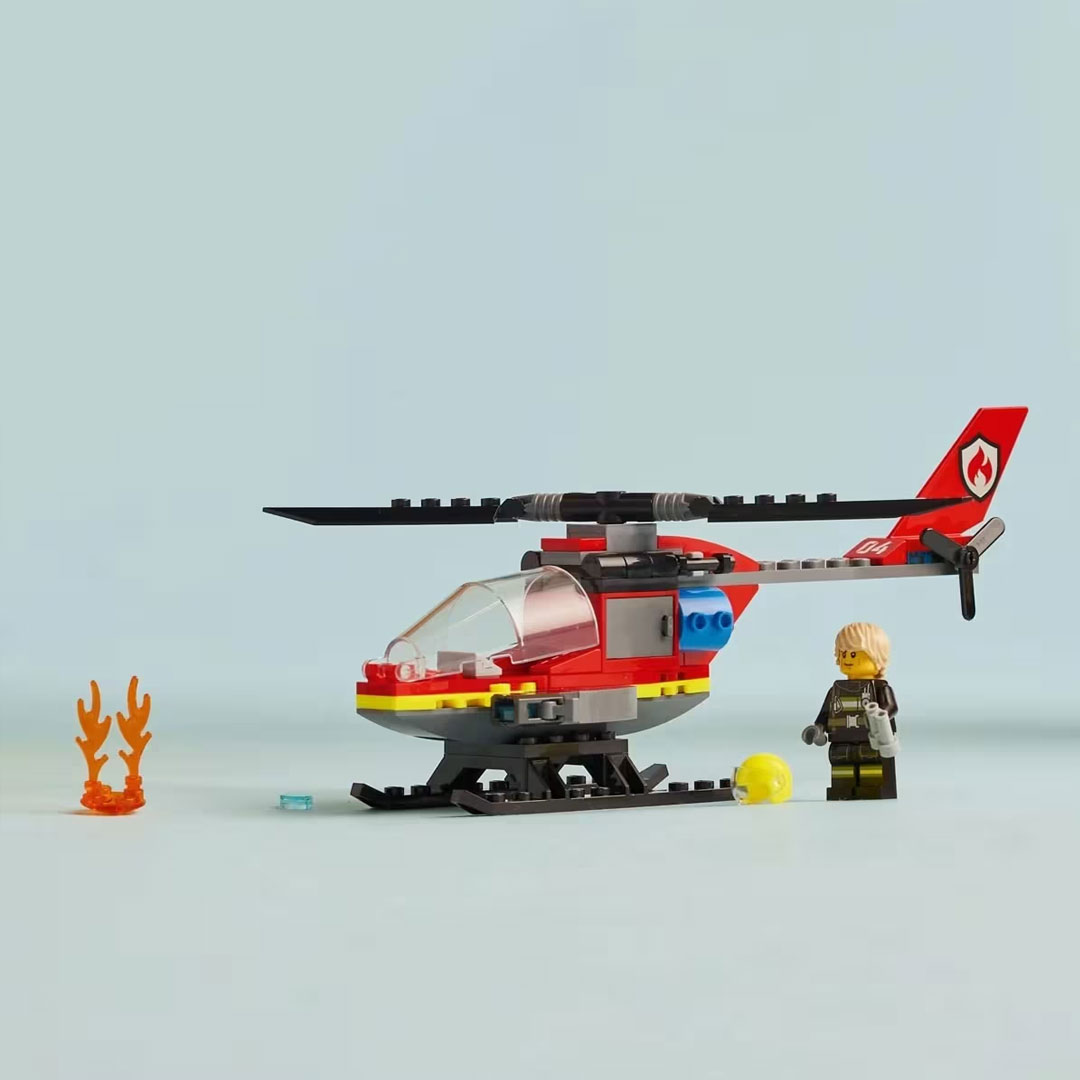 LEGO City Fire Rescue Helicopter 60411 - Image 6